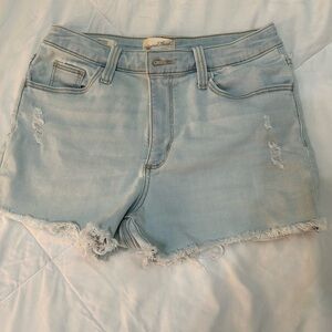 Denim light shorts